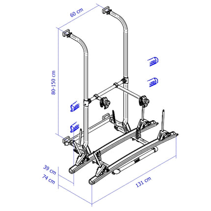 Thule Sykkelstativ Elite G2 standard svart 306560