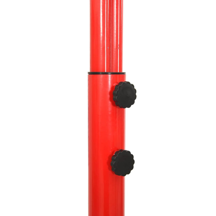 Flyttbar basketkorg justerbar 200-236 cm