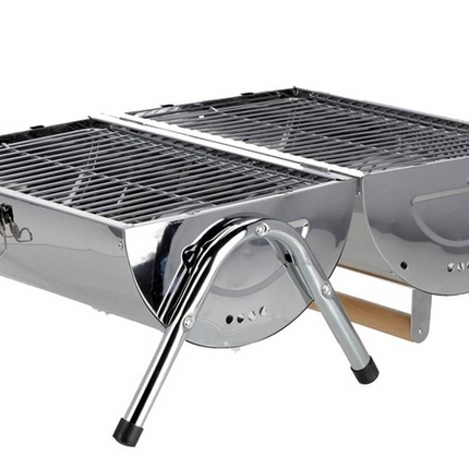 TopDesign Kullgrill bærbar med doble grillflater