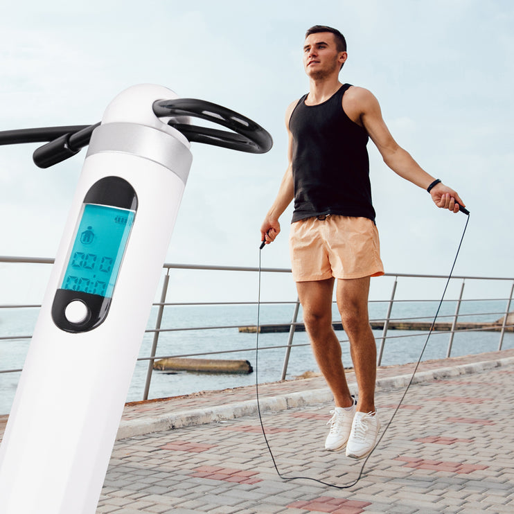 inSPORTline Hoppetau Jumpsmart Bluetooth hvit