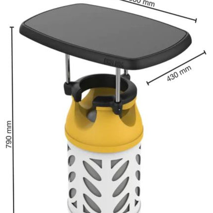 Top Line Campingbord for gassflaske 58x43 cm