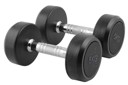 Inshape Dumbbells 2x5kg svart