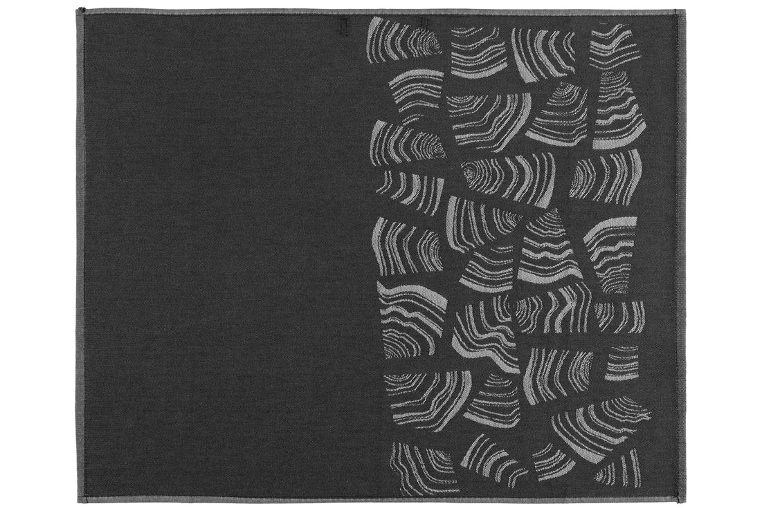Rento håndkle Pino svart 50 x 60 cm