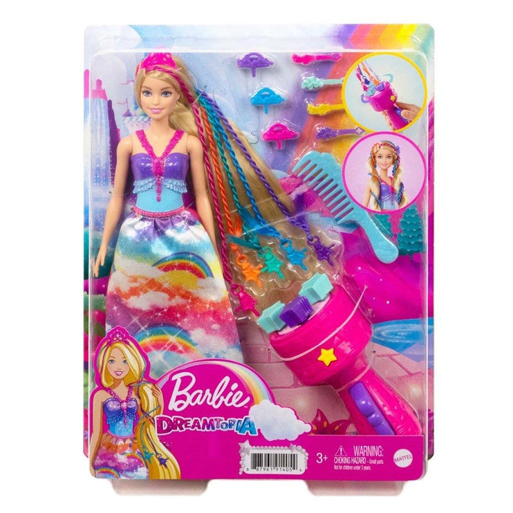 Barbie Dreamtopia Twist'n style prinsesse hårstyling dukke