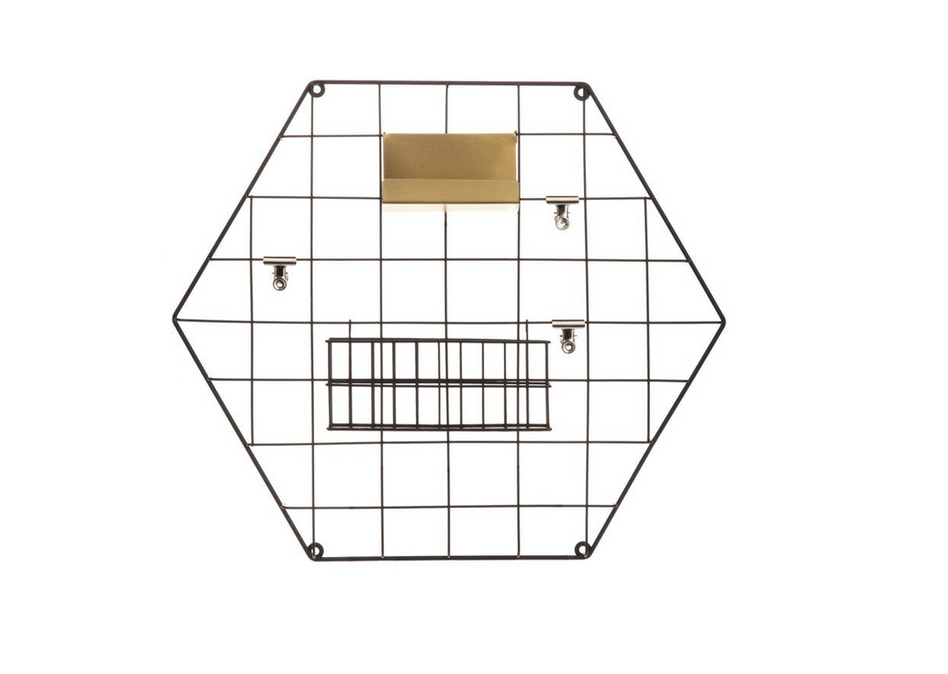 4Living Påminnelsestavle Hexagon 50 x 50 cm