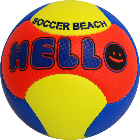 Strandfotball 22 cm 3 farger