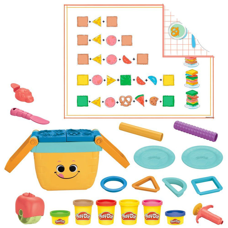 Startsett med Play-Doh Picnic-former