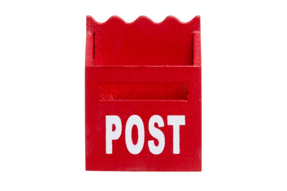 Kapell Hobby Miniatyrpostkasse rød 6x4,3 cm