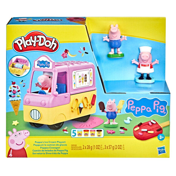 Play-Doh Peppa Gris iskrembil lekesett