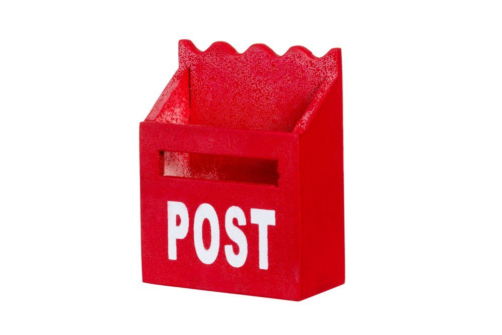 Kapell Hobby Miniatyrpostkasse rød 6x4,3 cm