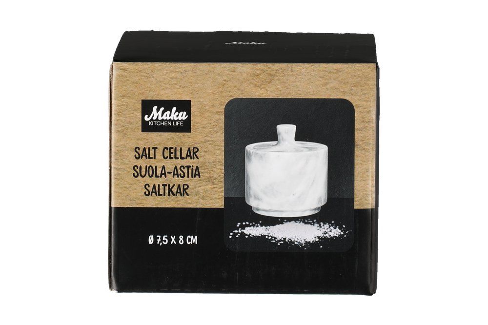 Maku Saltbeholder, marmor