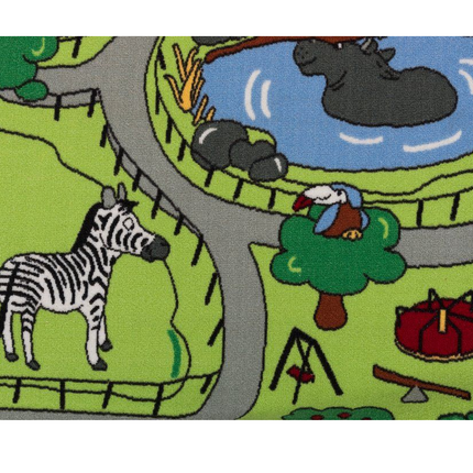 4Living Leketeppe med zoo-tema Zoo 100x150 cm