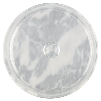 Maku Ostekuppel i glass med marmor base 22 cm