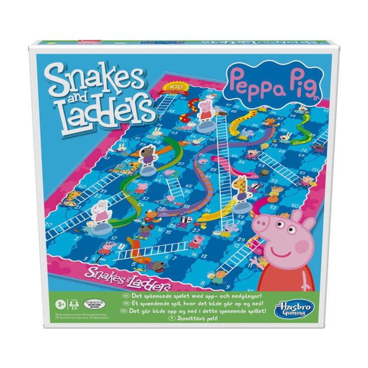 Hasbro Snakes And Ladders Peppa Gris brettspill