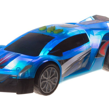 Light Speeder Bil med lyd og lys blå
