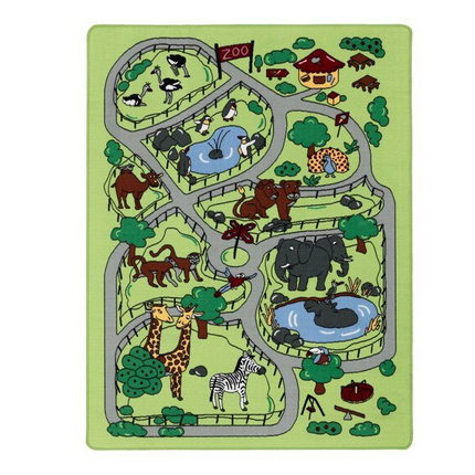 4Living Leketeppe med zoo-tema Zoo 100x150 cm