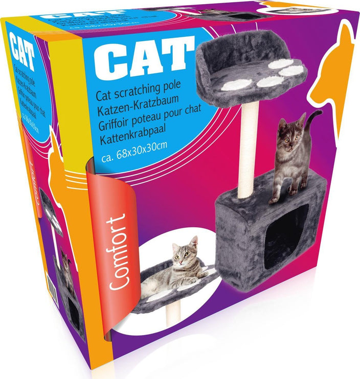 Pet Comfort klorestativ grå 68cm for kattunger