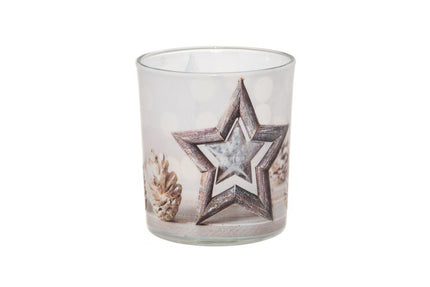 Duftlys i glasskrukke, Winter Star