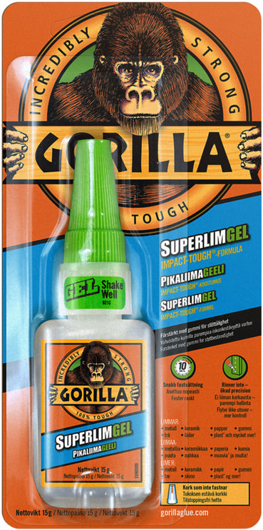 Gorilla Superlim Gel, 15 g 